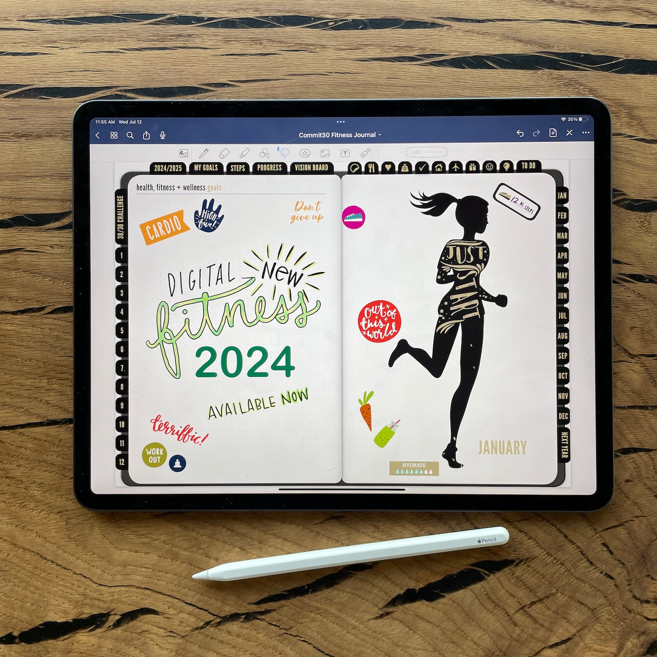 2024 Digital Fitness Journal PDF