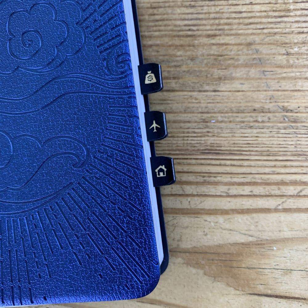 Leather Planner Tabs
