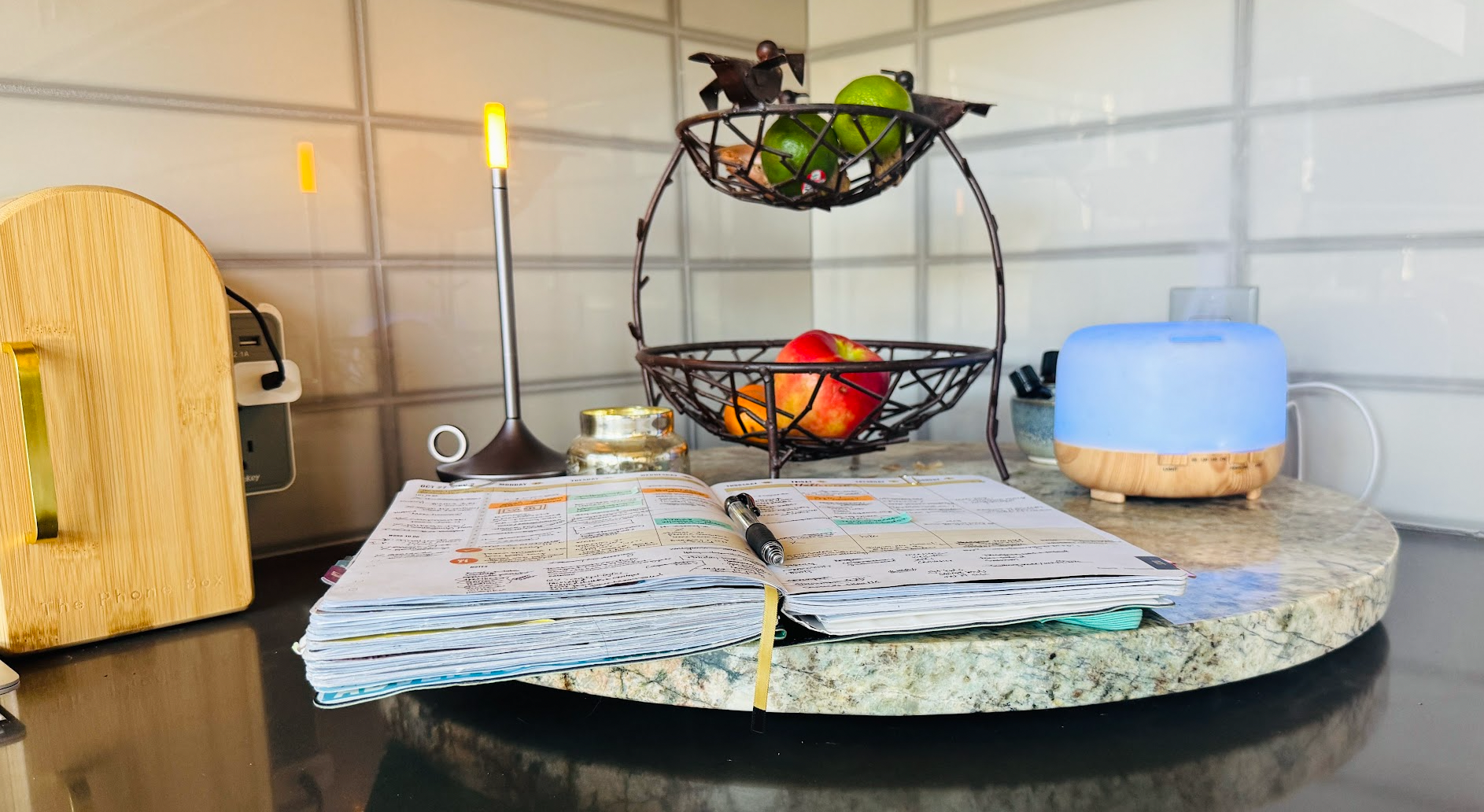 A peek inside my planner...