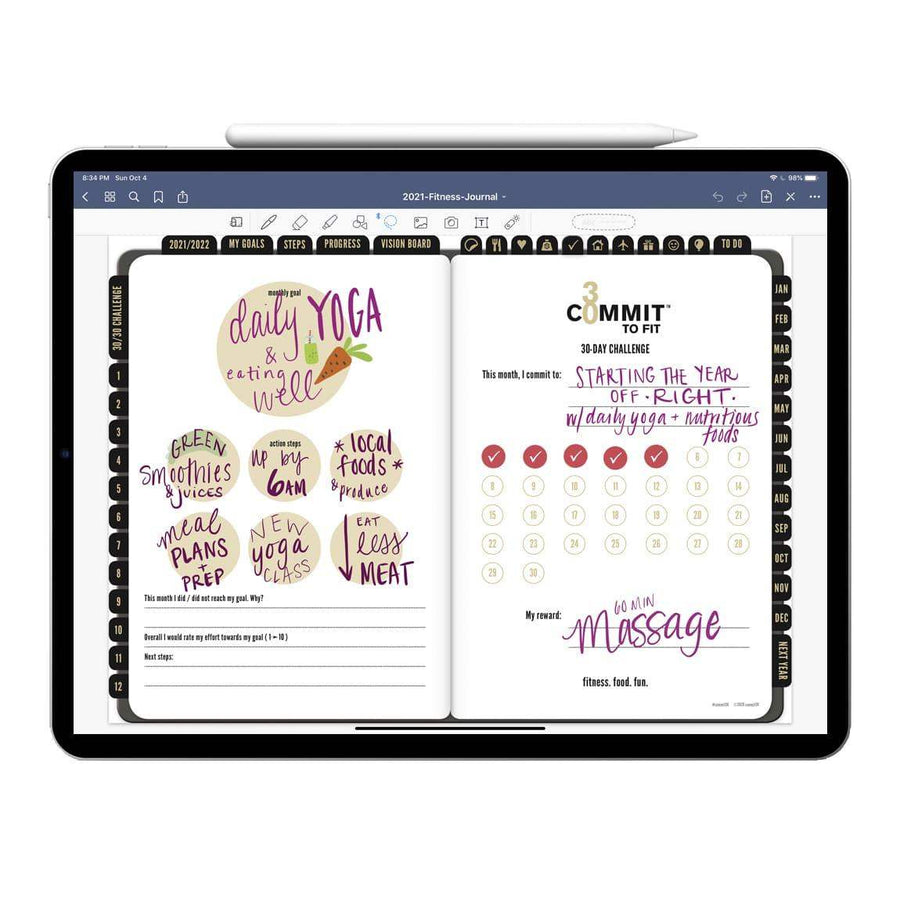 2024 Digital Health & Fitness Journal Commit30