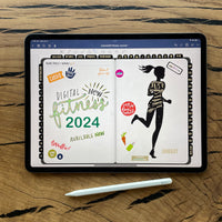 Thumbnail for 2024 Digital Fitness Journal PDF (For iPad + GoodNotes App)