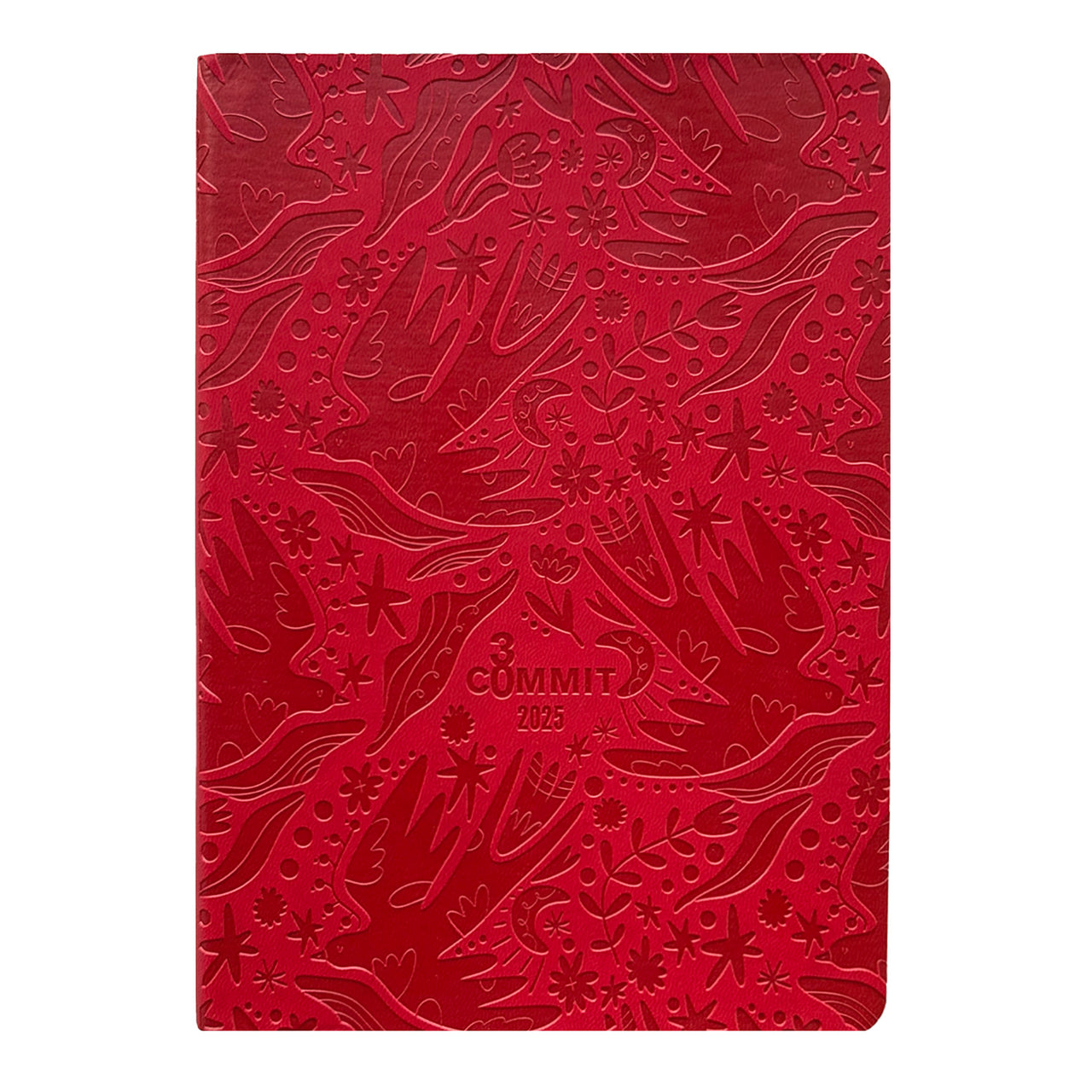 2025 Planner in red - Daily, weekly, monthly planners from Commit30