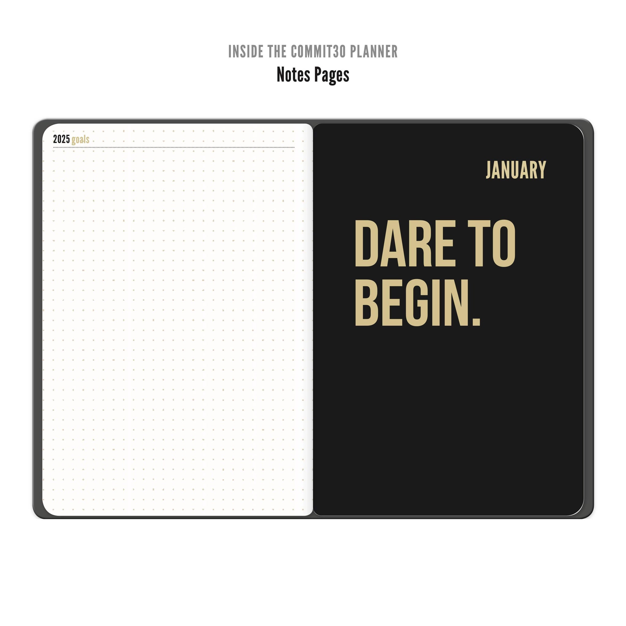 Commit Planner 2026 Weekly Goal Planner – Daily & Monthly Layouts | Commit30
