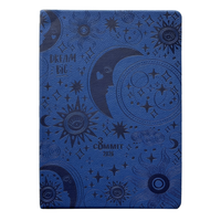 2026 Planner - Blue planner with celestial designs on a white background