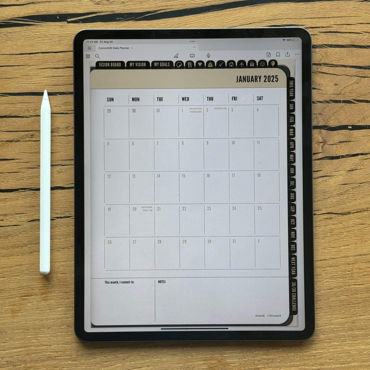 2025 Digital Daily Planner for iPad & GoodNotes - Commit30 2025-digital-daily-planner-for-ipad-goodnotes-commit30