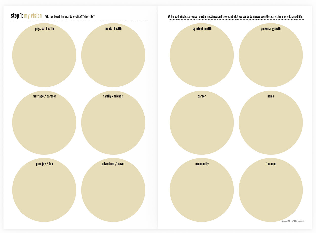 Monthly Planner - Printable PDF