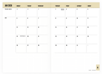 Monthly Planner - Printable PDF