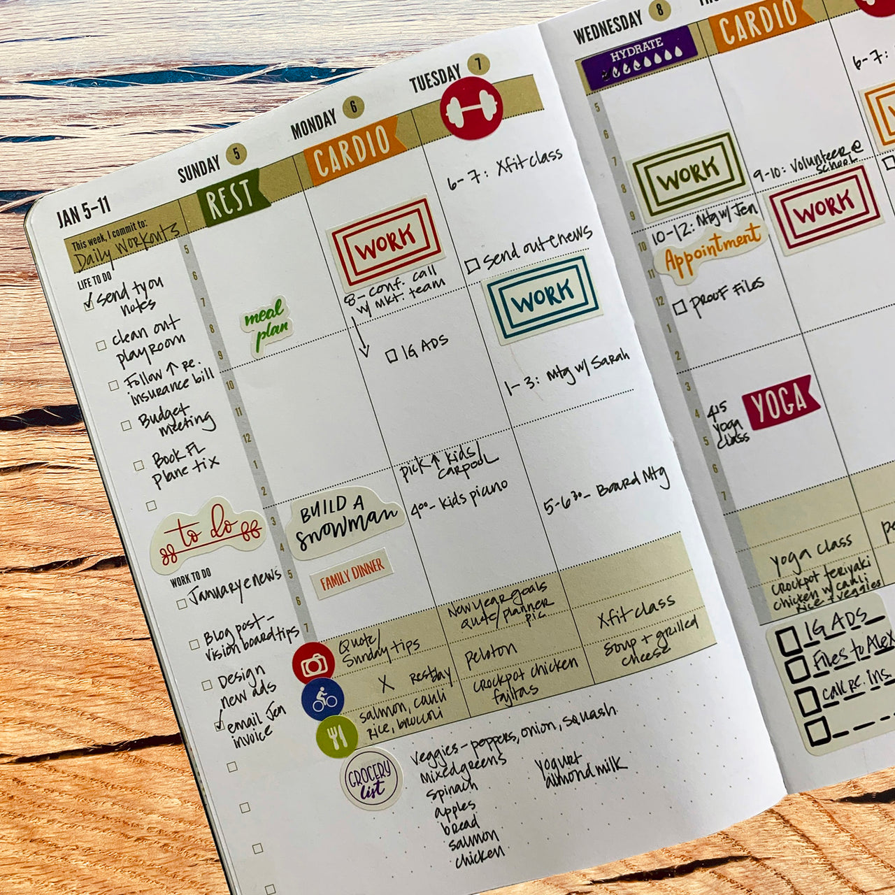 2024 Weekly Day Planner