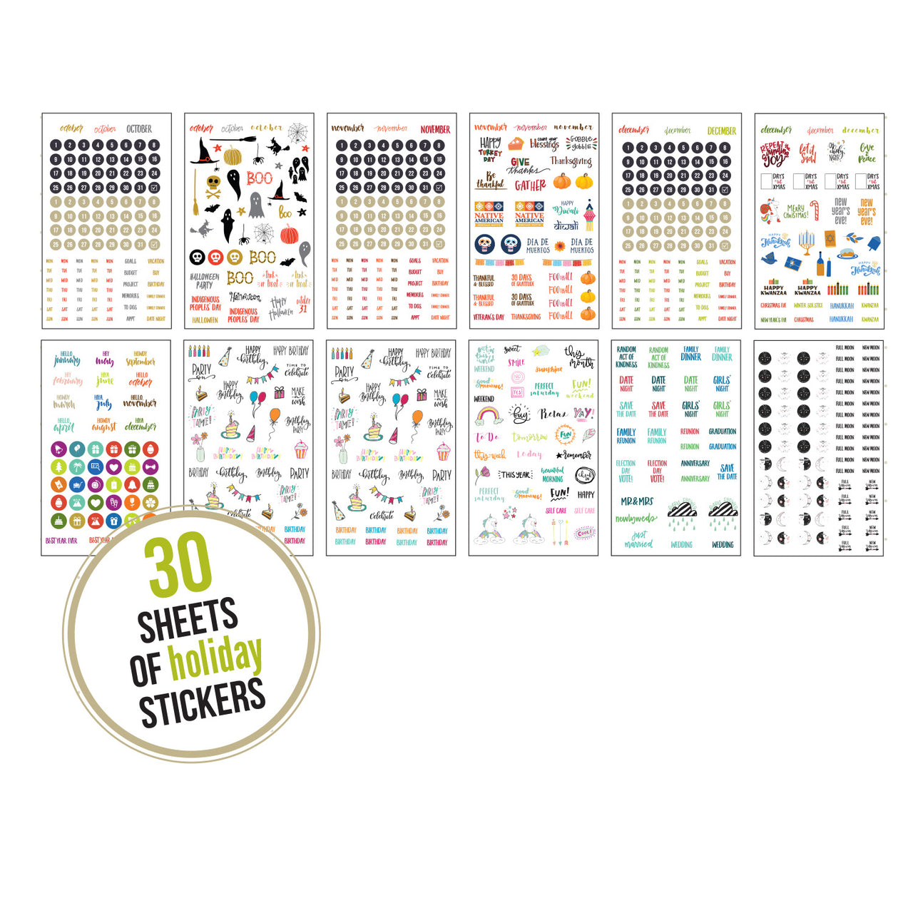 Holiday Sticker Book