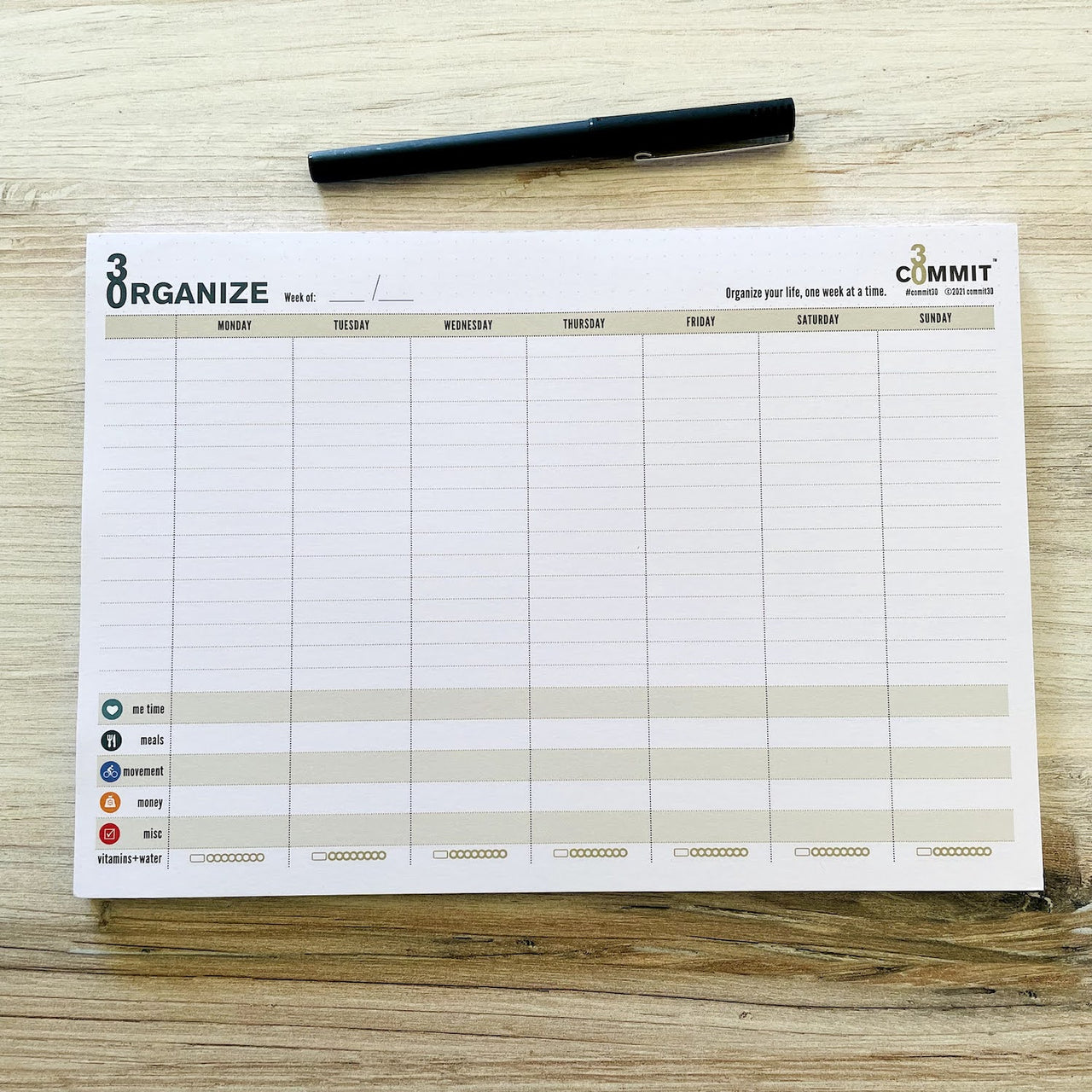 Planning Is for the Week Weekly Planner Pad